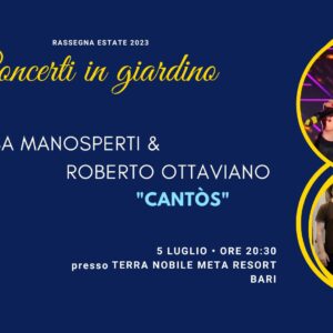 Concerti in giardino – Lisa Manosperti e Roberto Ottaviano