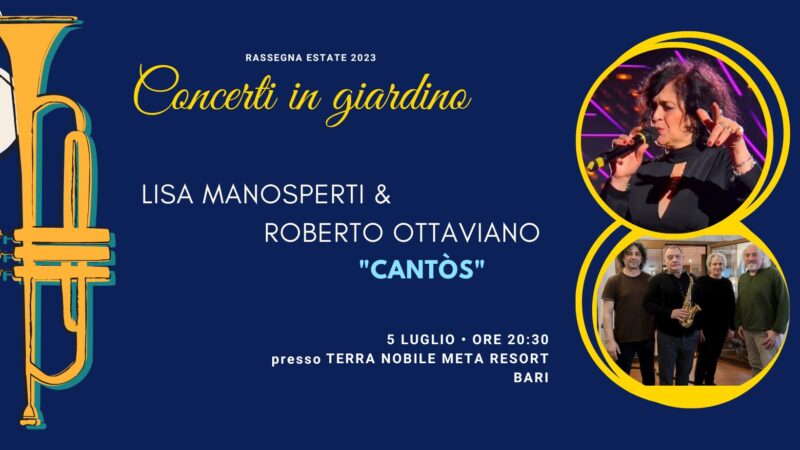 Concerti in giardino – Lisa Manosperti e Roberto Ottaviano